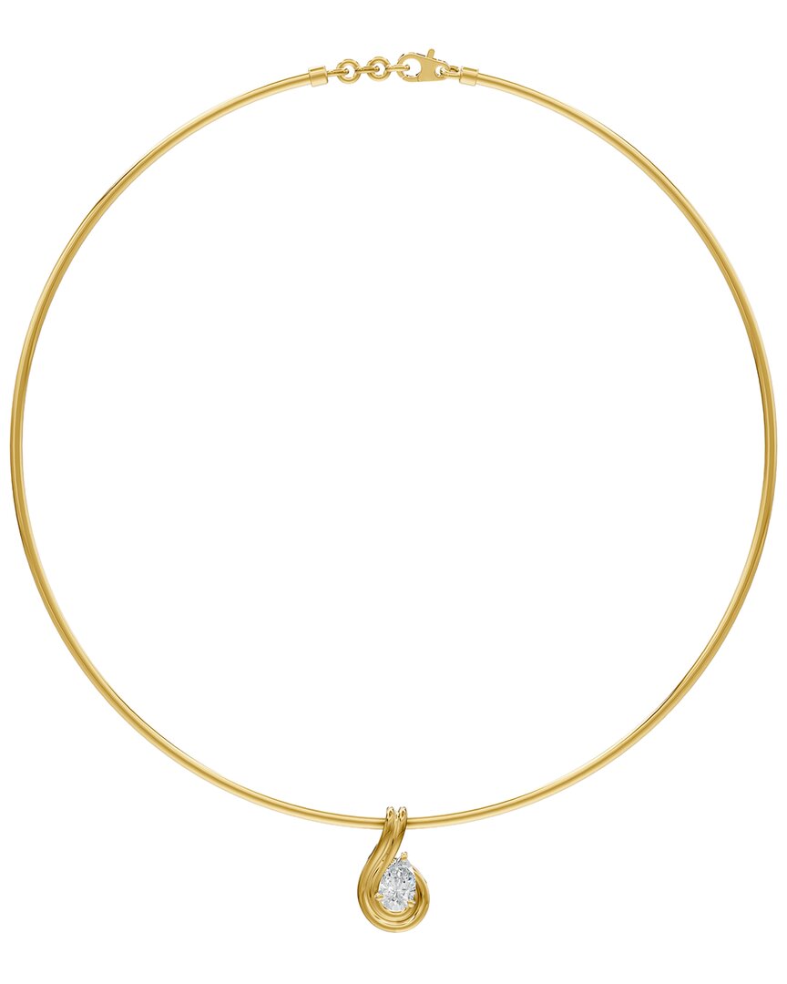 Lab Grown Diamonds 18k Over Silver 1.00 Ct. Tw. Lab-grown Diamond Necklace