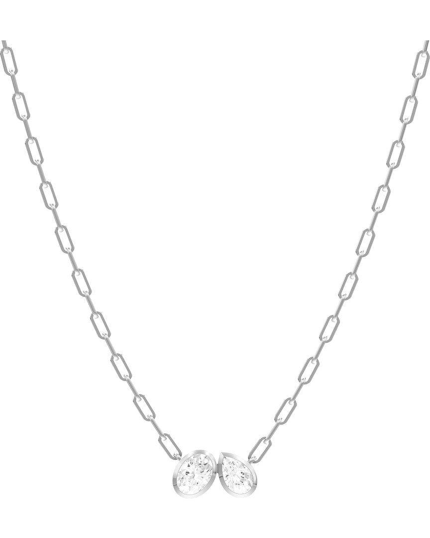 Lab Grown Diamonds Silver 1.70 Ct. Tw. Lab-grown Diamond Necklace