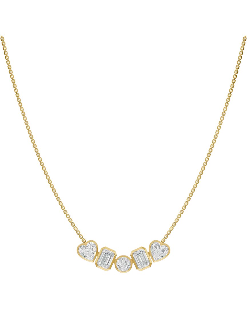 18K Over Silver 5.12 ct. tw. Lab-Grown Diamond Necklace
