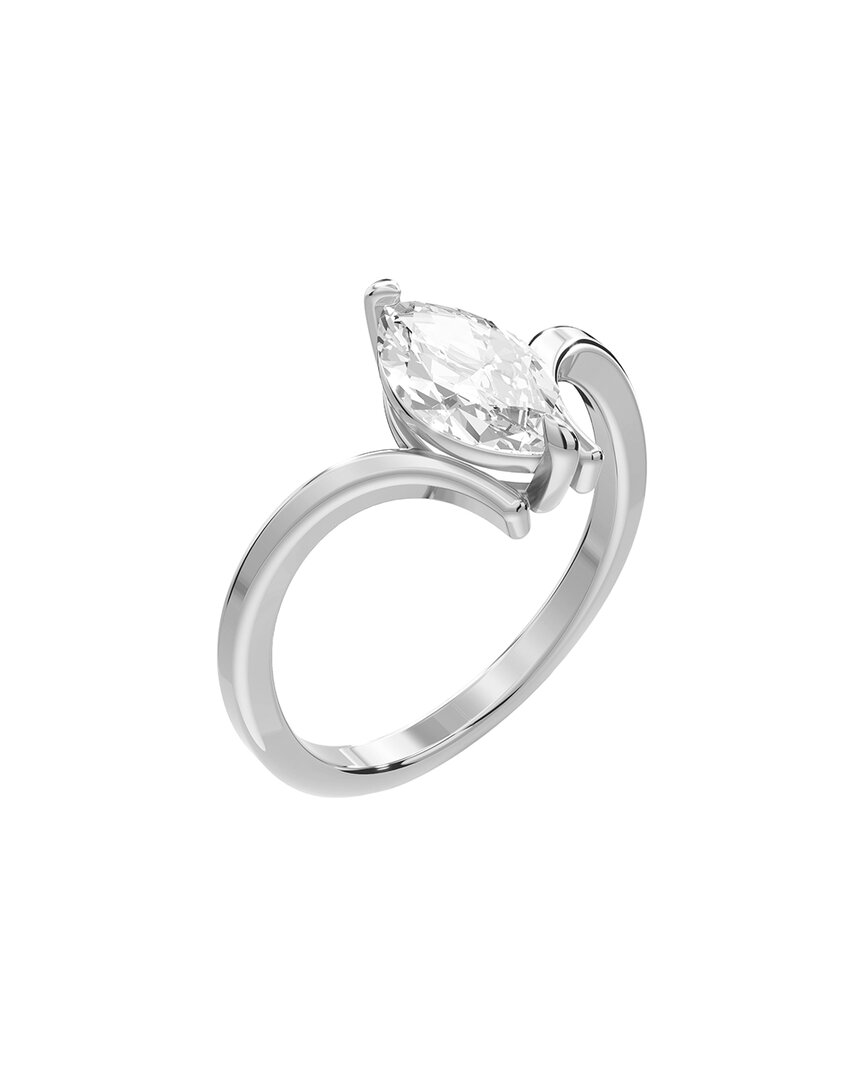 Lab Grown Diamonds Silver 1.00 Ct. Tw. Lab-grown Diamond Ring