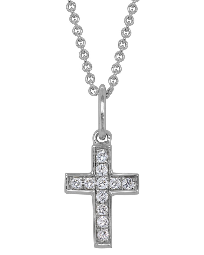 Diamond Select Cuts 14k Diamond Cross Necklace