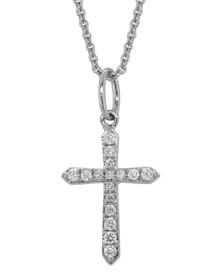 Diamond Select Cuts 14k Diamond Cross Necklace