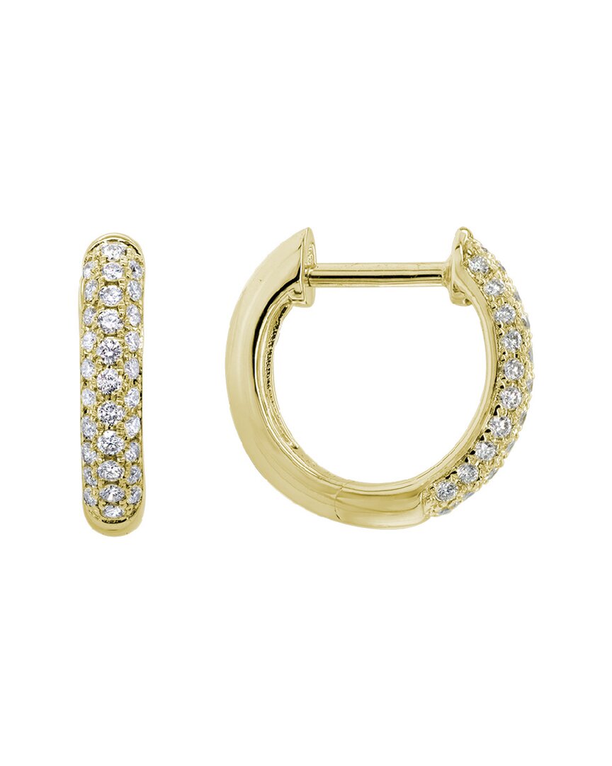 Diamond Select Cuts 14k 0.25 Ct. Tw. Diamond Huggie Earrings