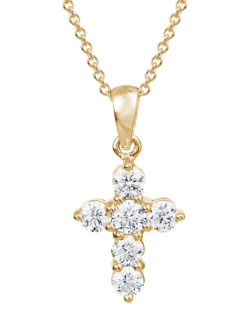 Diamond Select Cuts 14k Diamond Cross Necklace