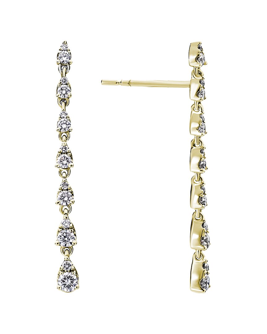 Diamond Select Cuts 14k 0.56 Ct. Tw. Diamond Dangle Studs