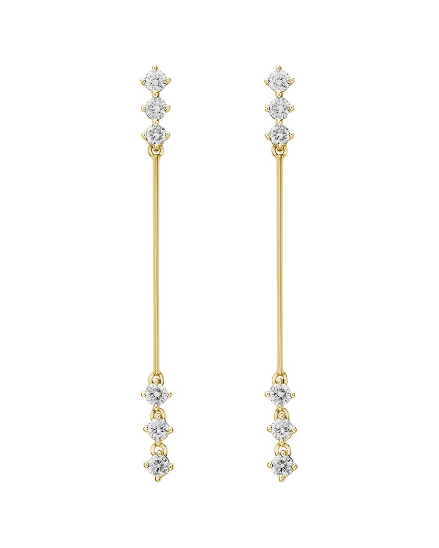 Diamond Select Cuts 14k 0.84 Ct. Tw. Diamond Dangle Earrings