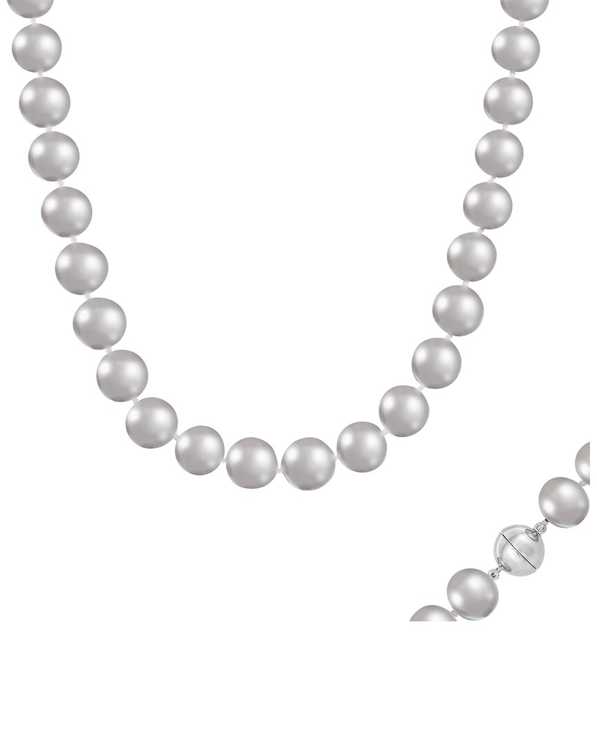 Splendid Pearls Silver 12-13mm Pearl Necklace