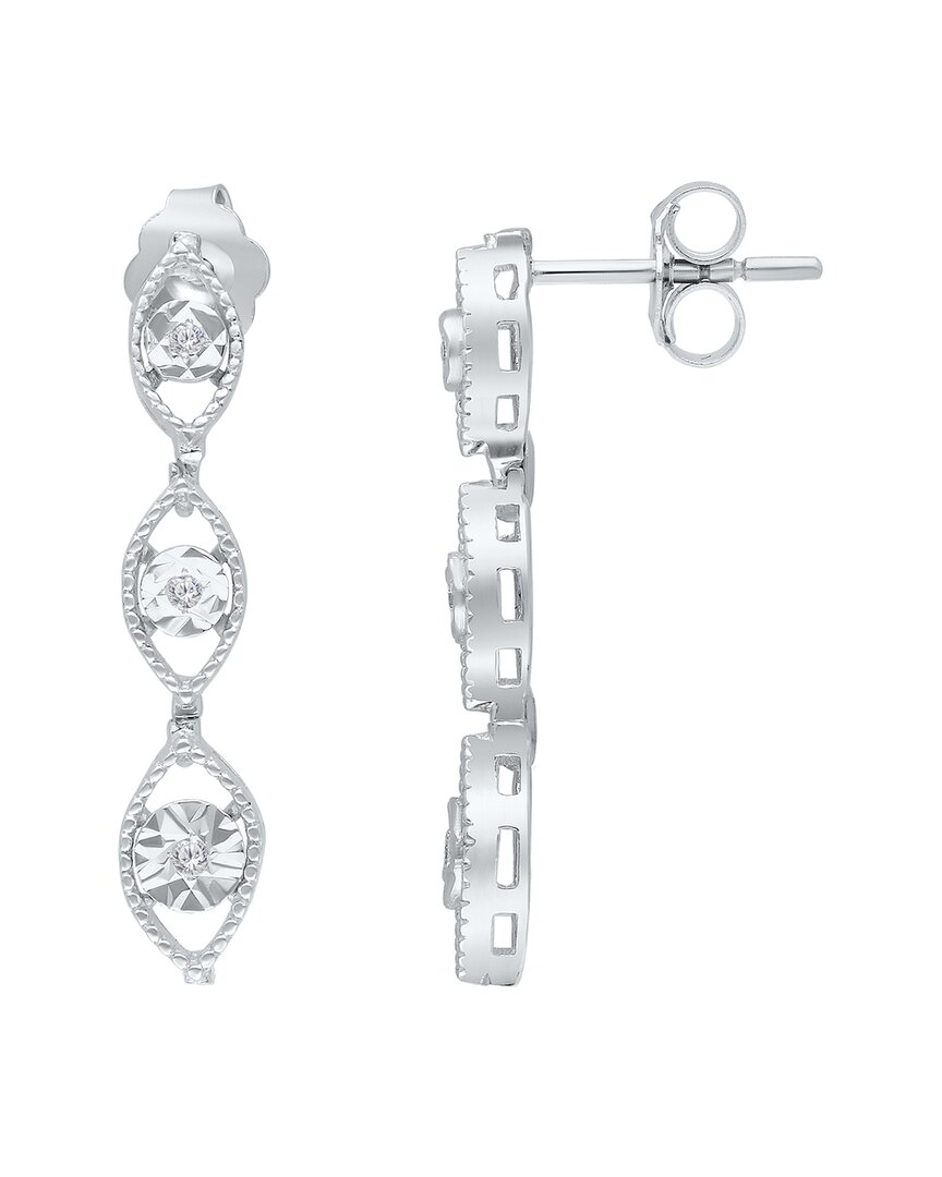 Kallati 14k Diamond Drop Earrings