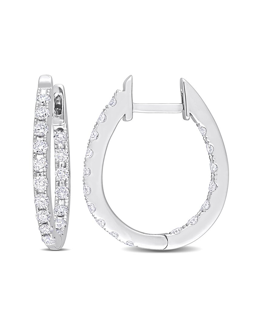Diamond Select Cuts 14k 1.02 Ct. Tw. Diamond Hoops