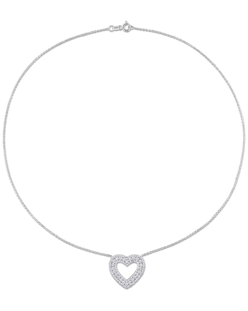 Diamond Select Cuts 14k 1.43 Ct. Tw. Diamond Heart Necklace