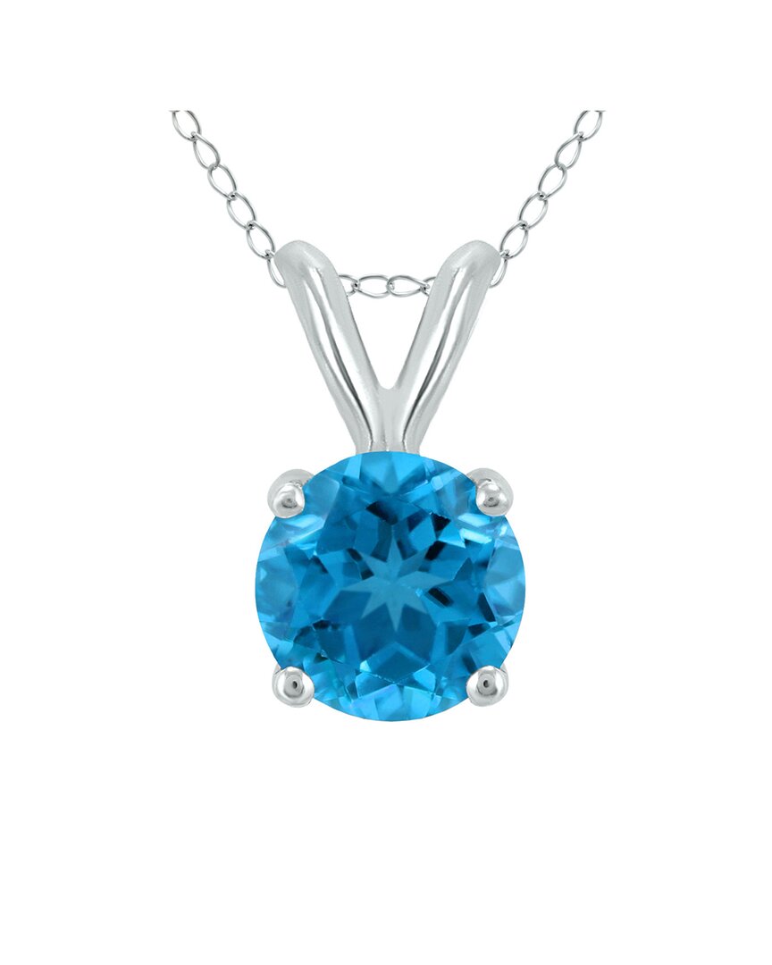 Gemstones 14k 1.10 Ct. Tw. Blue Topaz Necklace