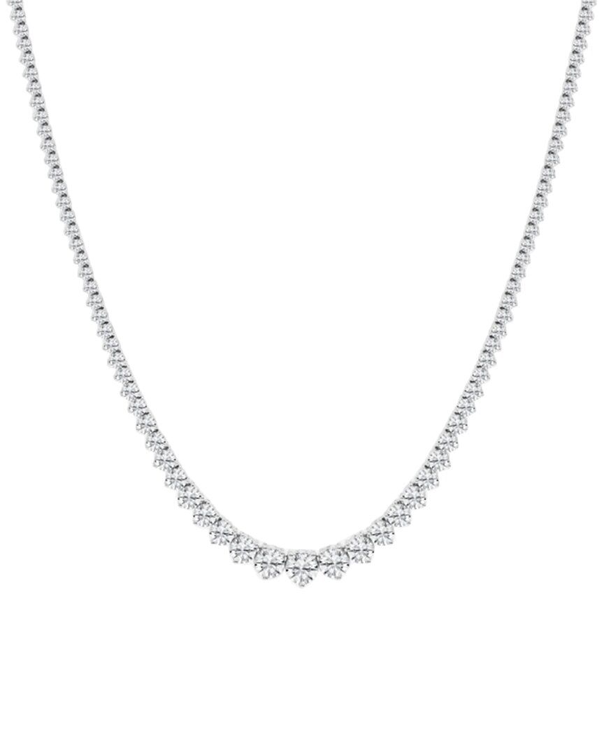 Lab Grown Diamonds 14k 10.00 Ct. Tw. Lab-grown Diamond Riviera Necklace