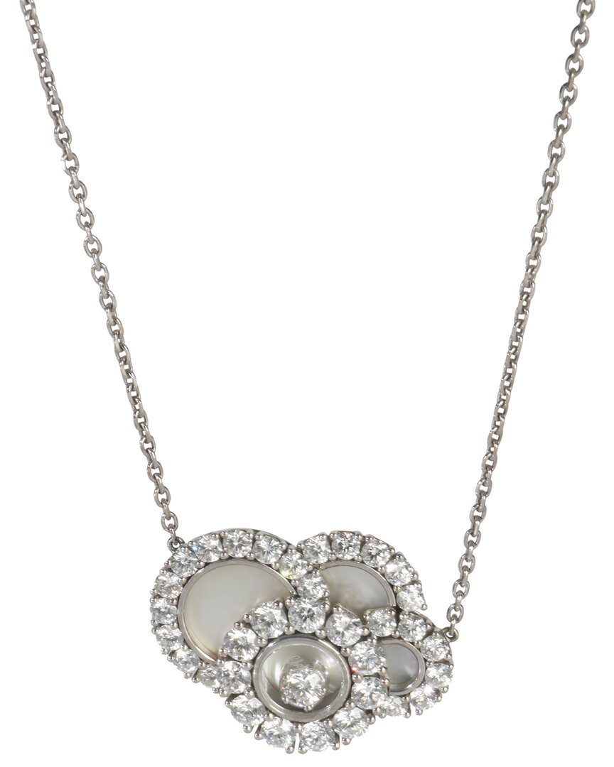 Chopard Happy Dreams 18k 2.10 Ct. Tw. Diamond Necklace (authentic Pre-loved) In Metallic