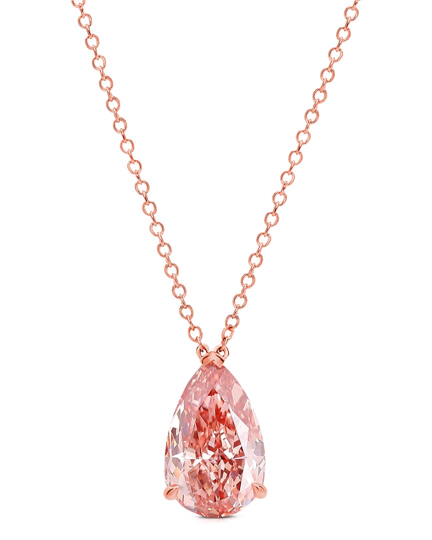 Amairah 14k Rose Gold 1.00 Ct. Tw. Lab-grown Diamond Solitaire Pendant Necklace