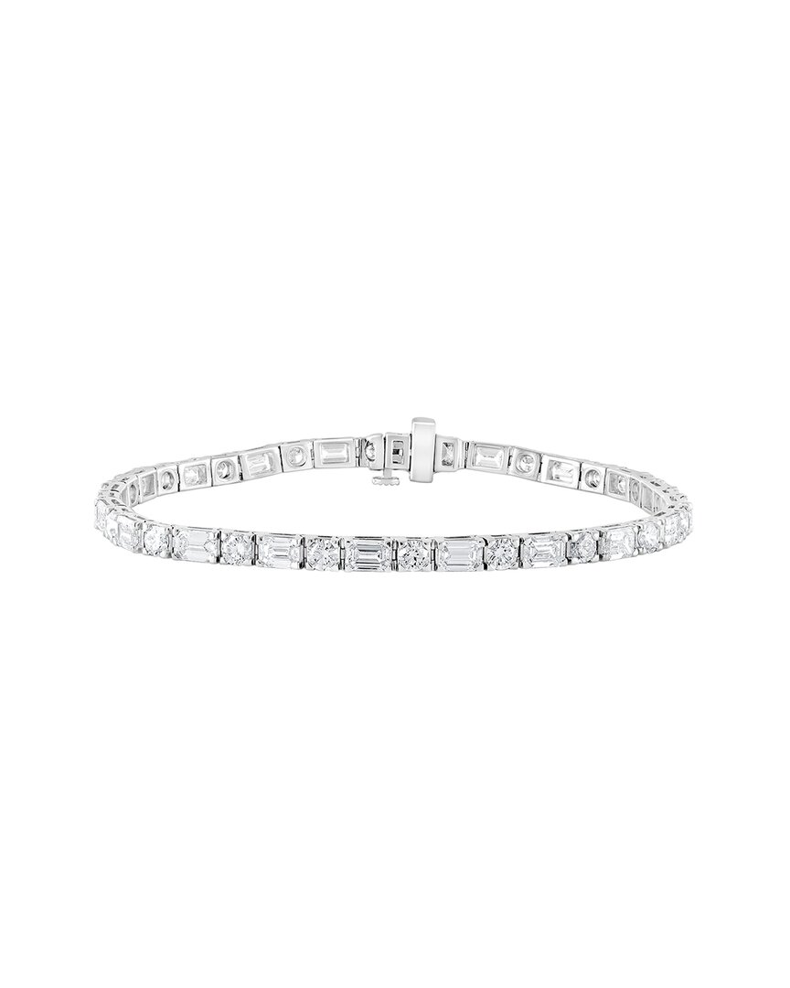 Lab Grown Diamonds 14k 9.60 Ct. Tw. Lab-grown Diamond Fashion Bracelet