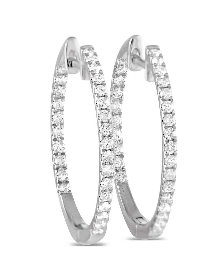 Shop Diamond Select Cuts 14k 0.50 Ct. Tw. Diamond Inside-out Hoops