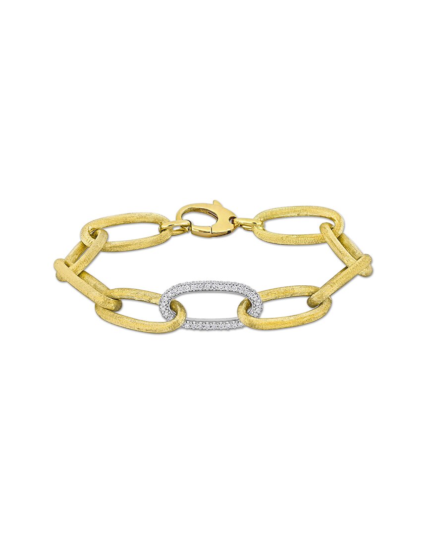 Diamond Select Cuts 14k 1.25 Ct. Tw. Diamond Oval Link Bracelet