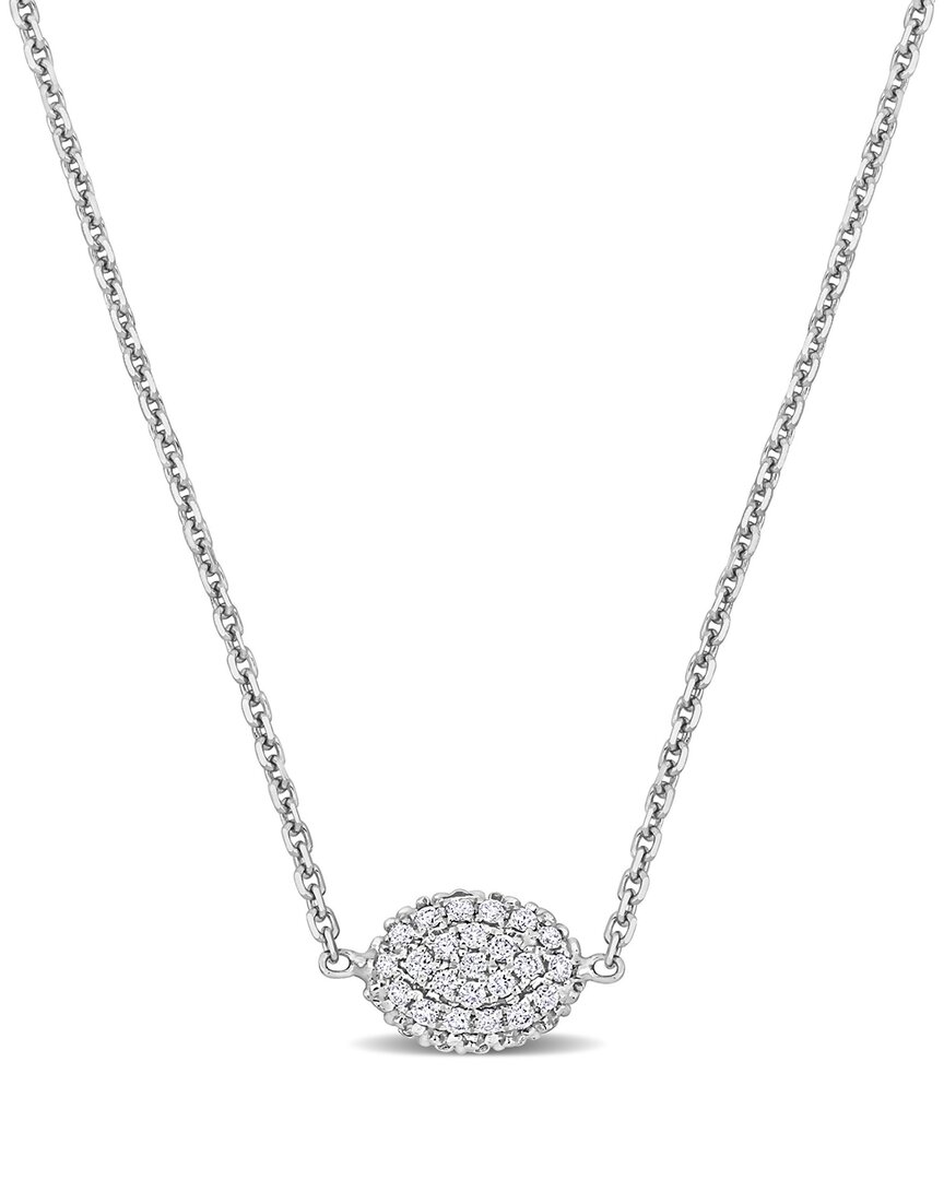 Diamond Select Cuts 14k 0.23 Ct. Tw. Diamond Cluster Necklace