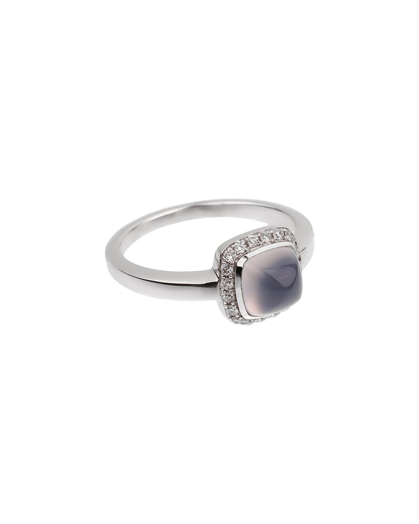 Fred Of Paris 18k 0.15 Ct. Tw. Diamond Sugar Cube Ring (authentic Pre-loved) In Metallic