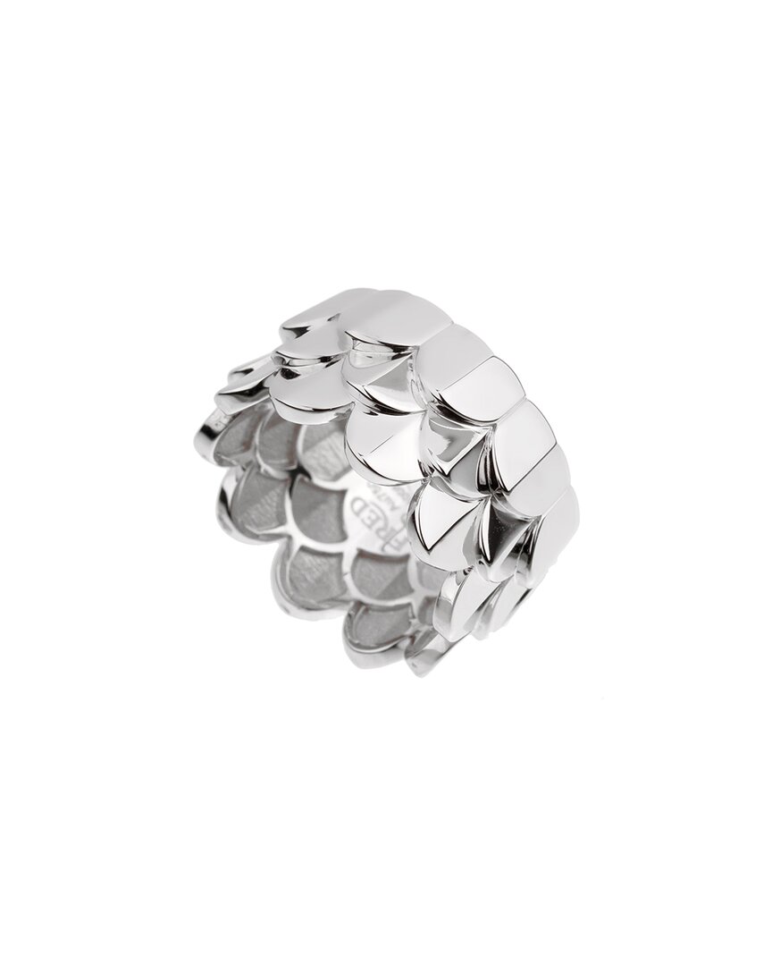 Fred Of Paris 18k Diamond Triple Arc Ring (authentic )