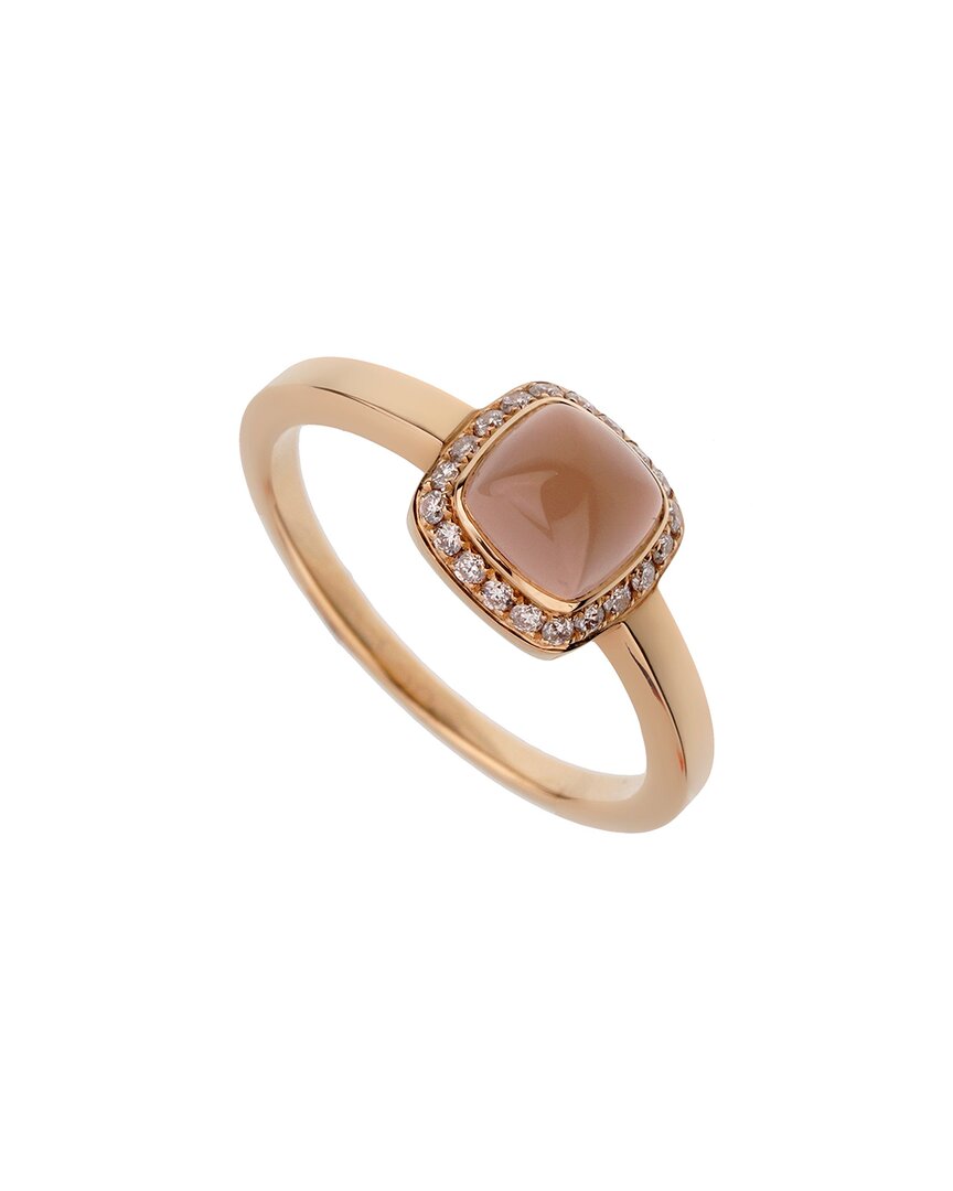 Heritage Fred Of Paris Fred Of Paris 18k 0.15 Ct. Tw. Diamond Sugar Cube Ring (authentic )