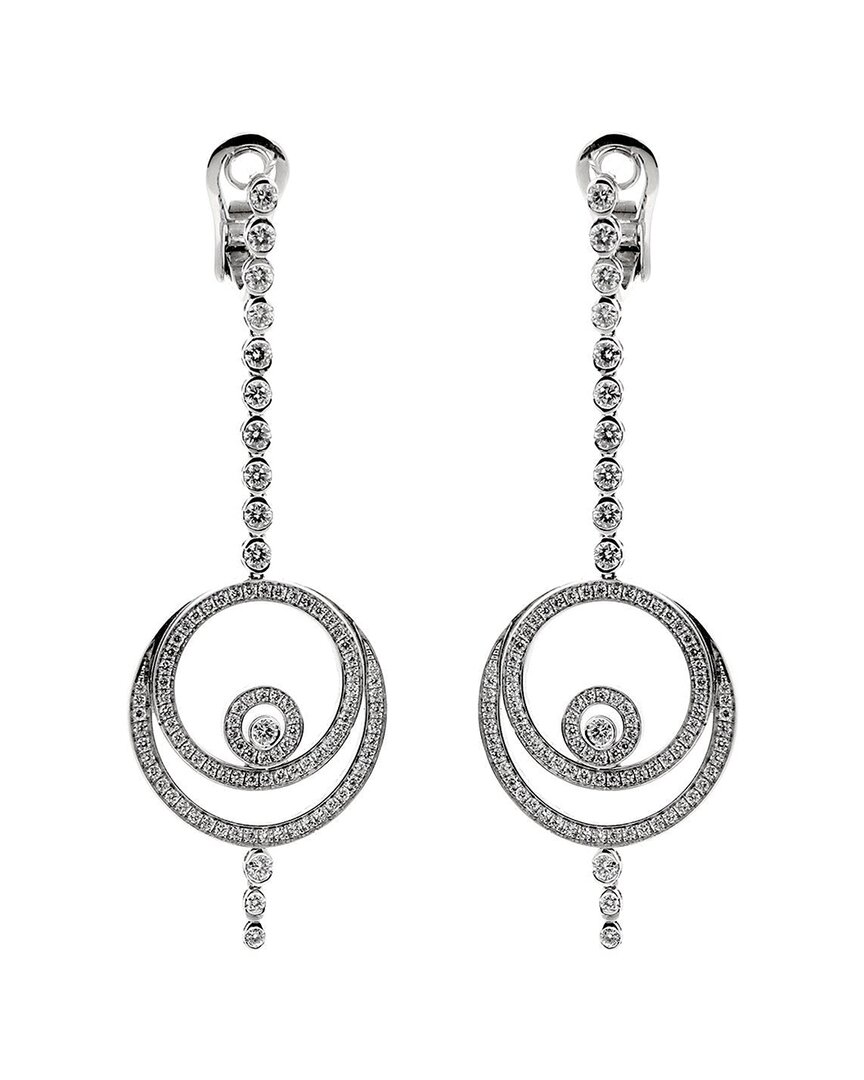 Audemars Piguet 18k 2.50 Ct. Tw. Diamond Millenary Drop Earrings (authentic Pre-loved) In Gold