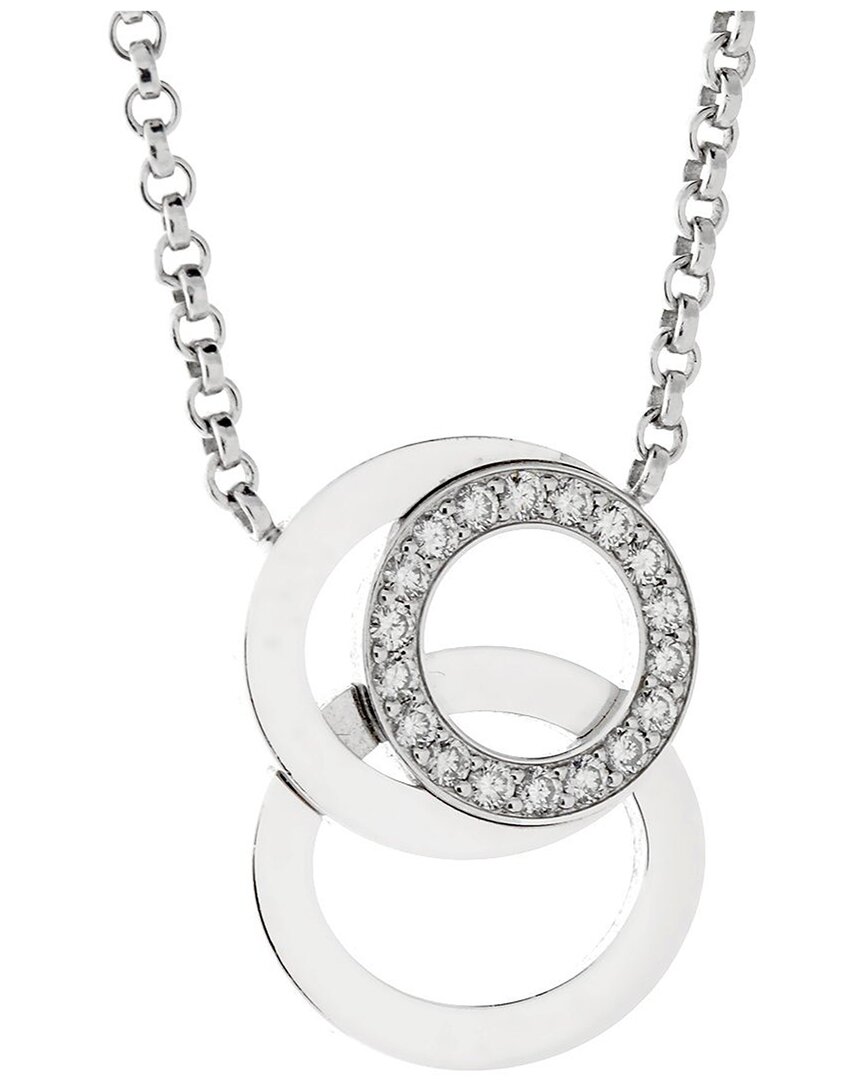 Audemars Piguet 18k Diamond Millenary Necklace (authentic Pre-loved) In Black