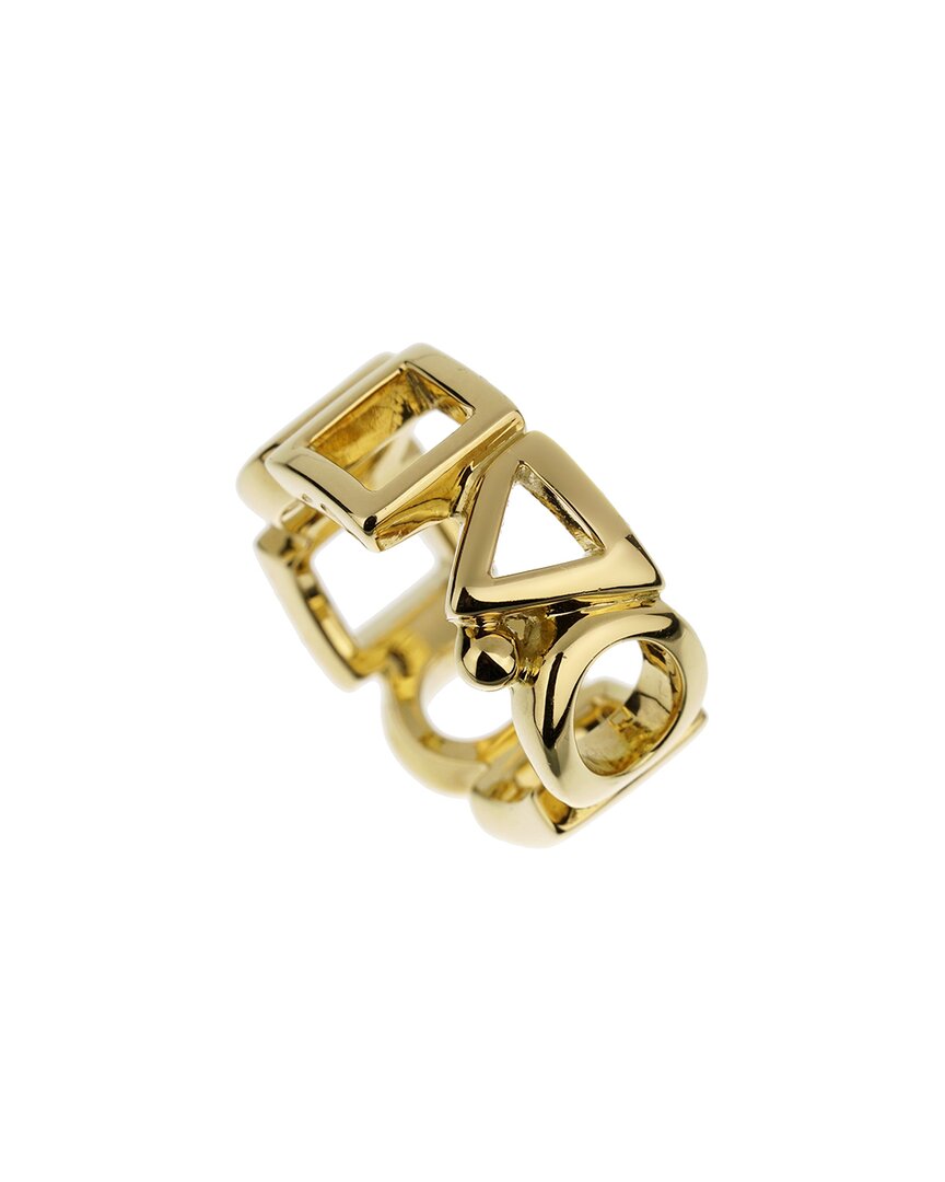 Chanel Gallery Collection Hyceram 18K Gold Ring
