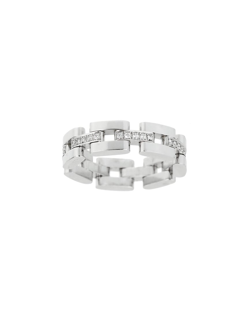 Heritage Chopard Chopard 18k 0.20 Ct. Tw. Diamond Les Chaines Ring (authentic )