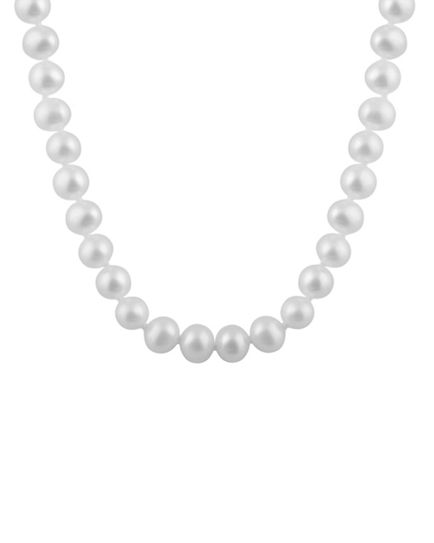 Splendid Pearls 14k 7-8mm Freshwater Pearl Necklace