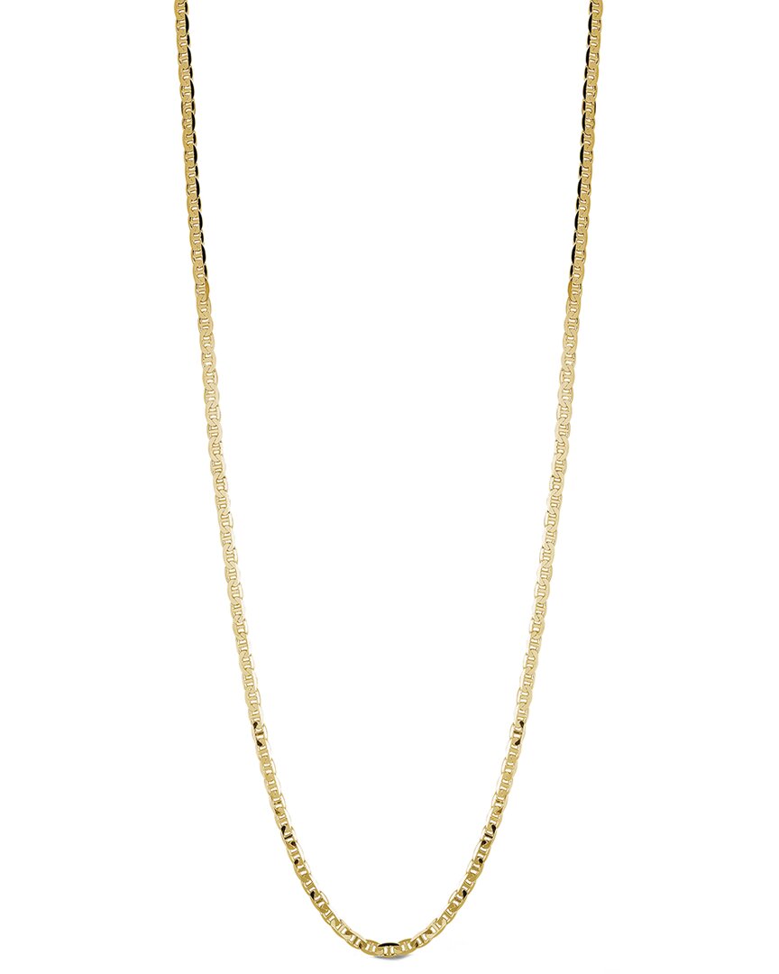 Shop Yield Of Men 18k Over Silver 3mm Mariner Link Chain Necklace