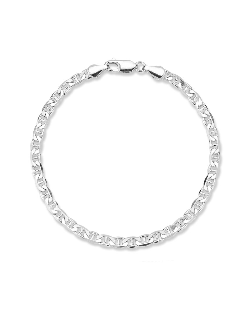 Shop Yield Of Men Silver 4mm Mariner Link Chain Bracelet