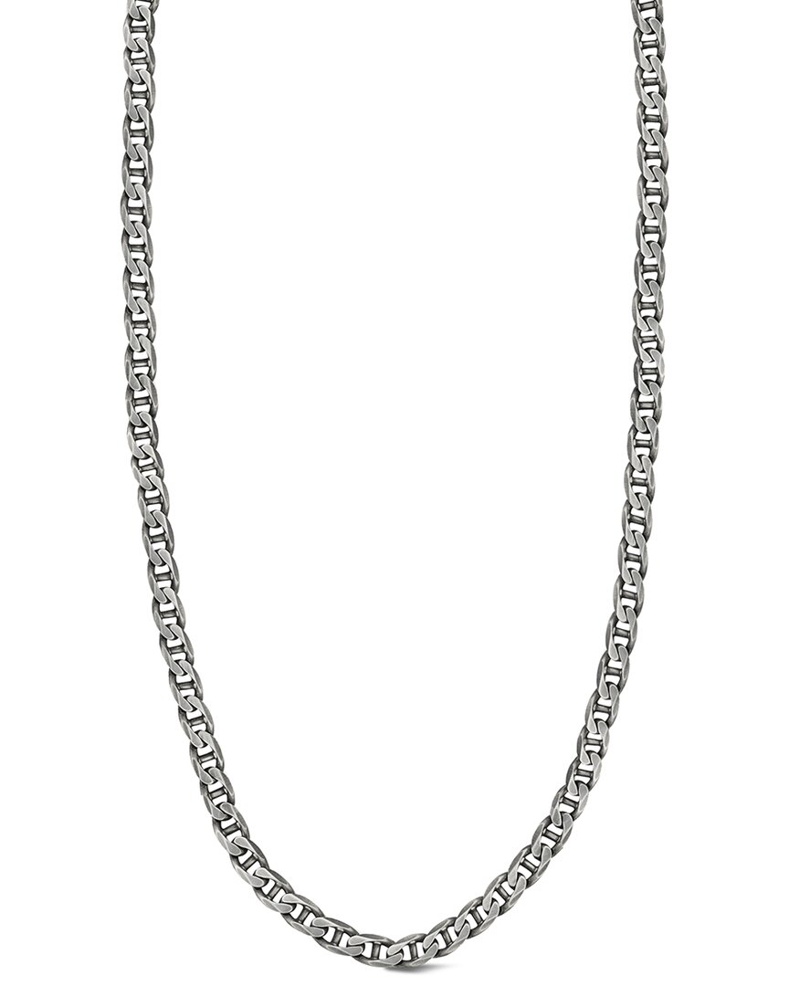 Yield Of Men Silver Mariner Link Chain Necklace In Metallic