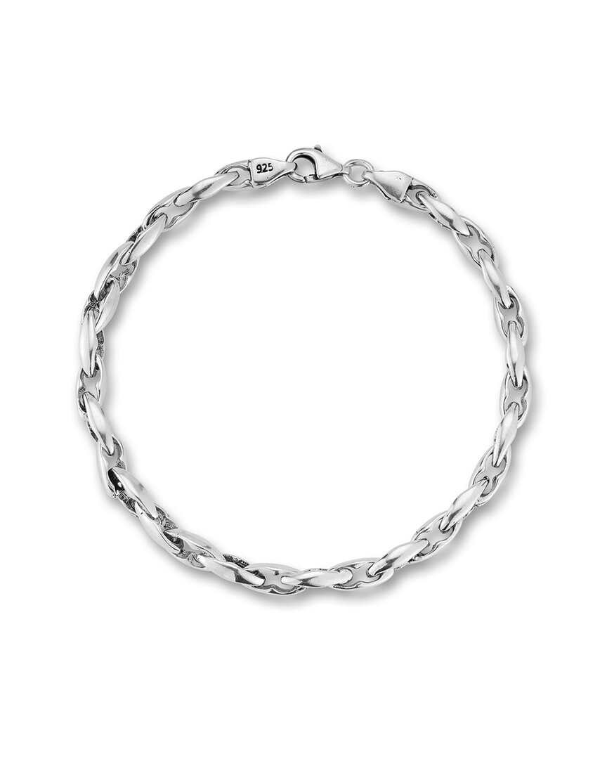 Shop Yield Of Men Silver Infinity Link Chain Bracelet
