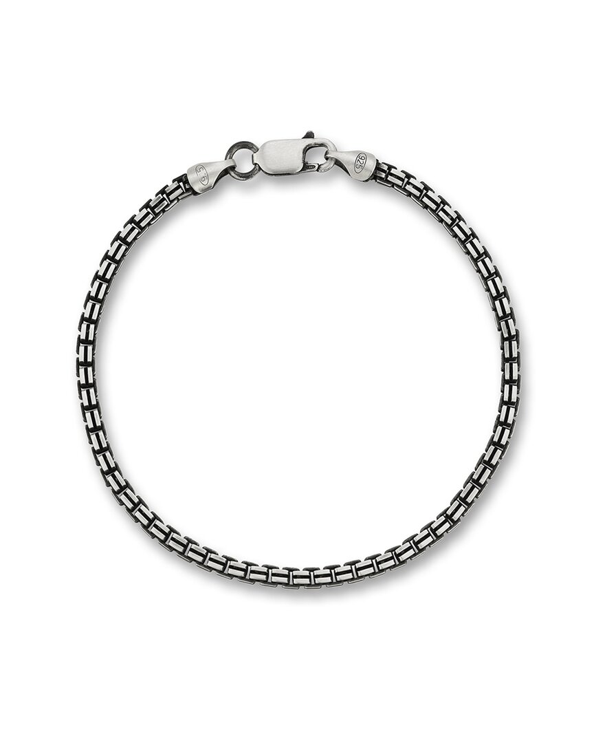 Shop Yield Of Men Silver Box Chain Bracelet