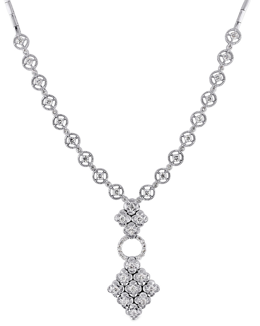 Diamond Select Cuts 14k 2.07 Ct. Tw. Diamond Necklace In Multicolor
