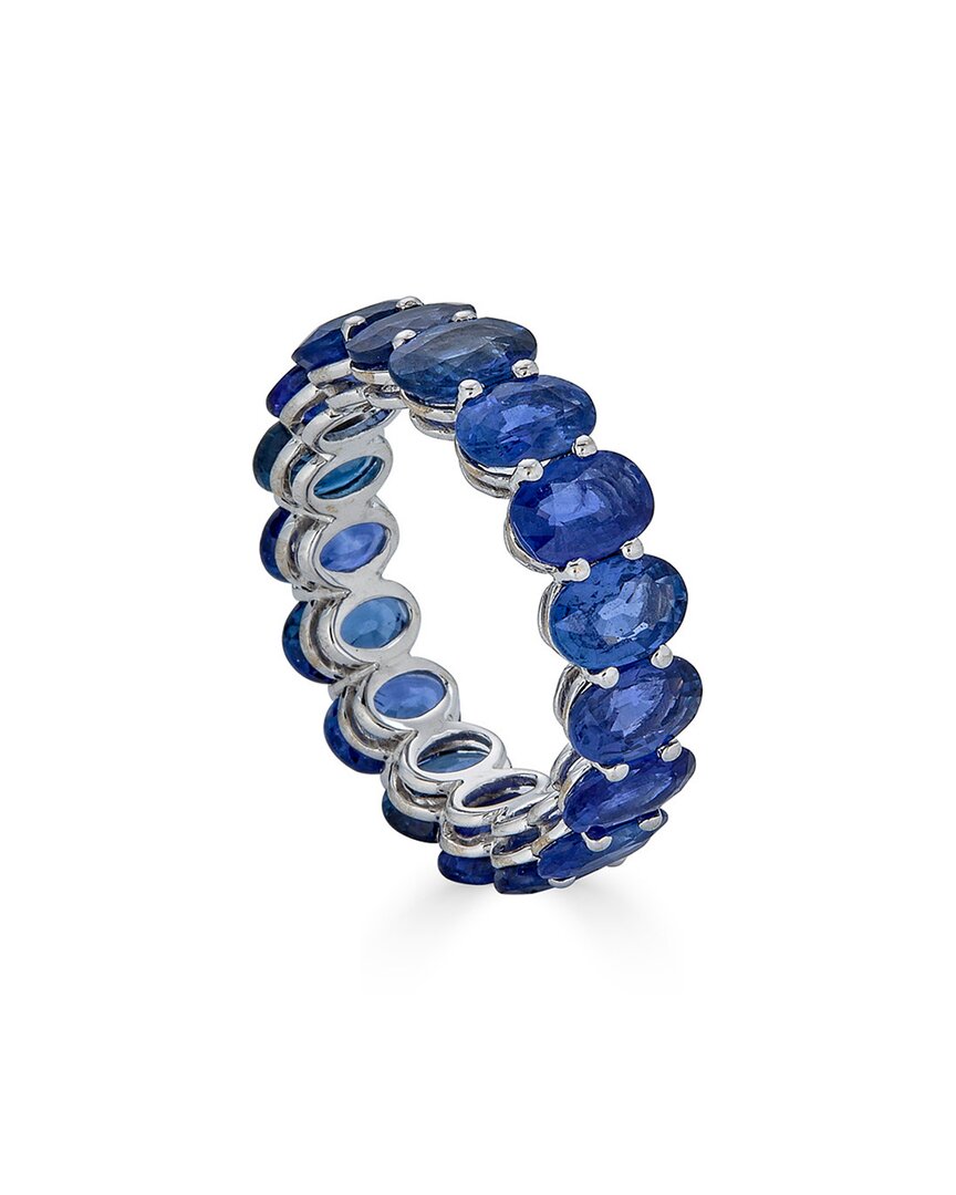Diana M. Fine Jewelry 18k 10.69 Ct. Tw. Sapphires Eternity Ring