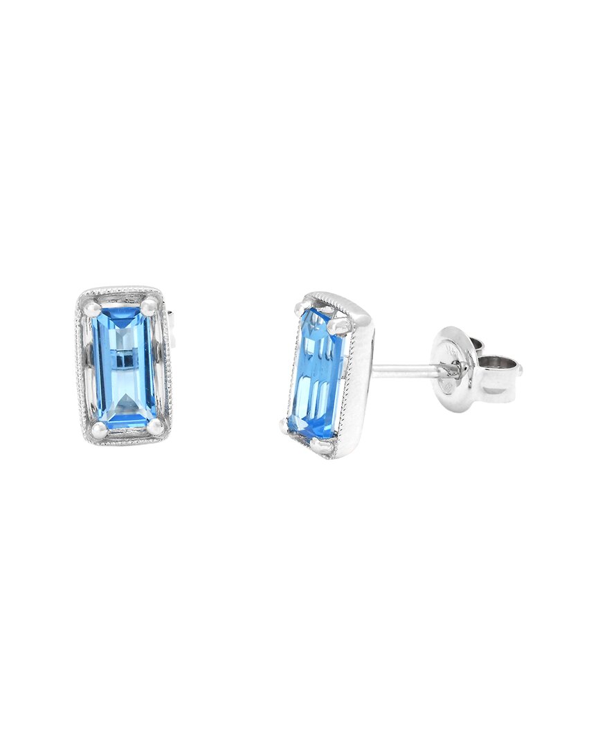 Gemstones 14k 1.28 Ct. Tw. Blue Topaz Studs
