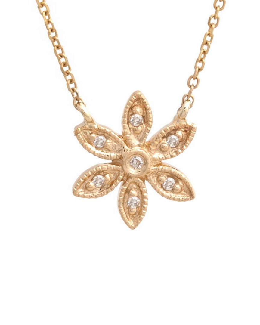 Diamond Select Cuts 14k 0.02 Ct. Tw. Diamond Petite Necklace