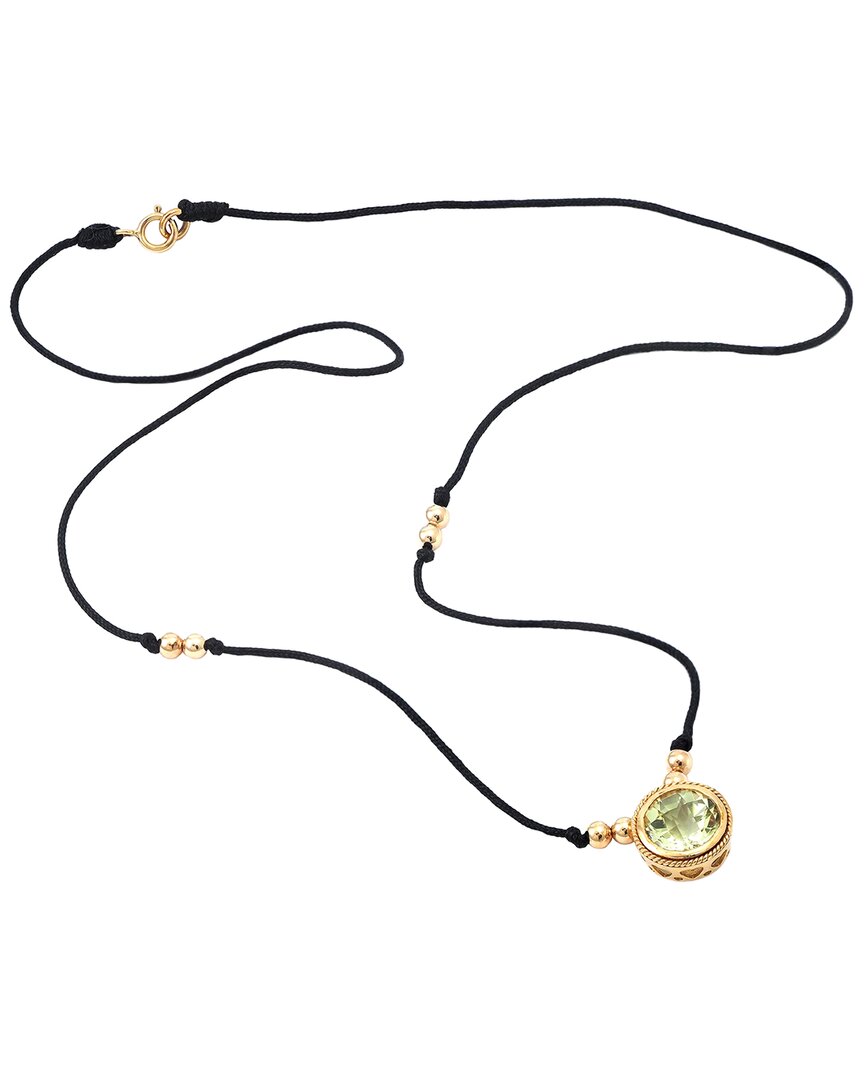 Gemstones 14k 1.72 Ct. Tw. Lemon Quartz Necklace