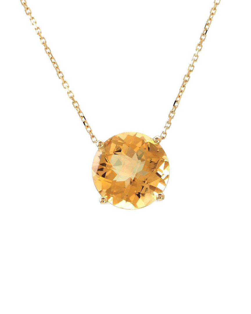 Gemstones Citrine Necklace (yg/16+2/limited Edition)promo