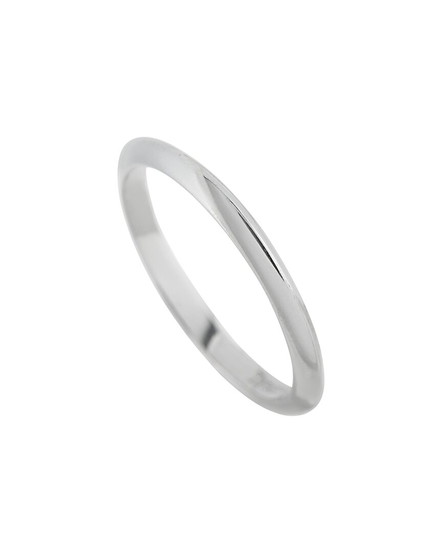 Tiffany & Co . Platinum Ring (authentic Pre-loved) In Metallic