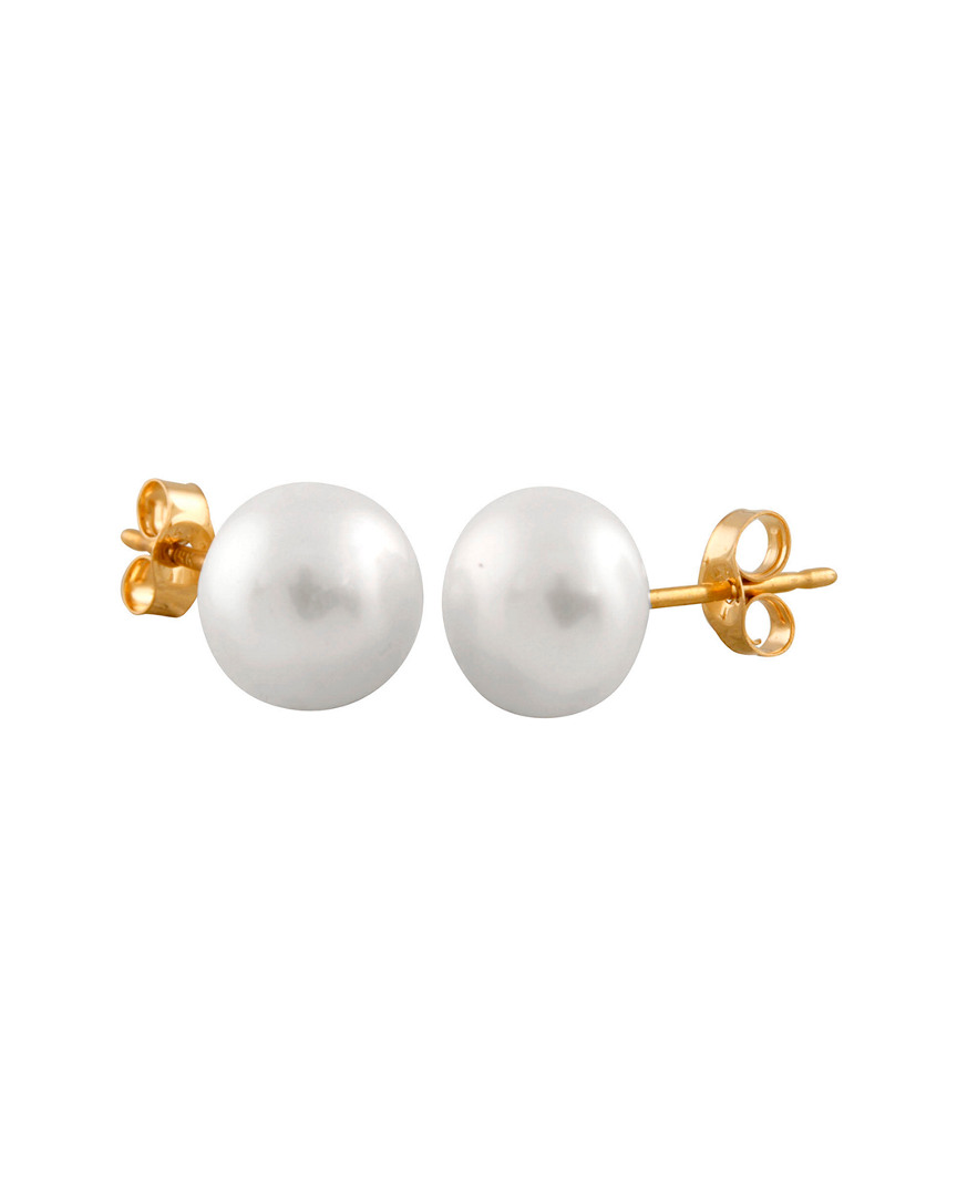 Shop Splendid Pearls 14k 8-8.5mm Freshwater Pearl Earrings