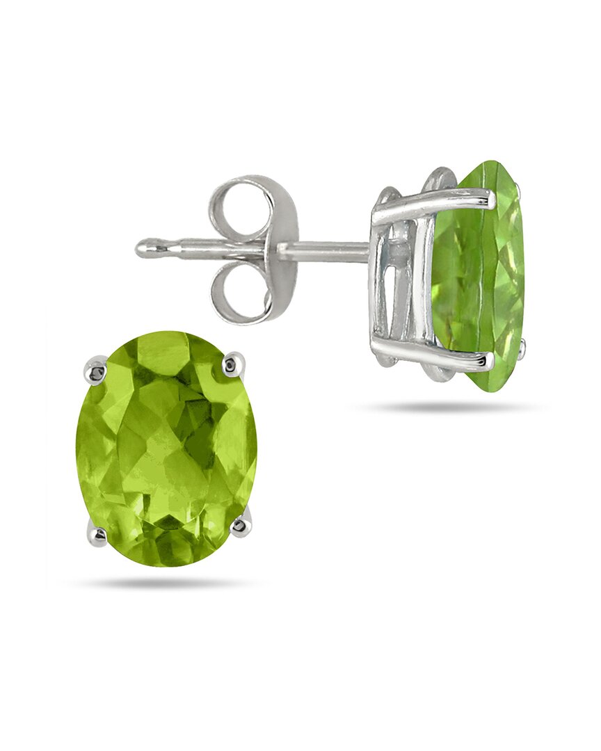 Shop Gem Spark Silver 1.20 Ct. Tw. Peridot Studs