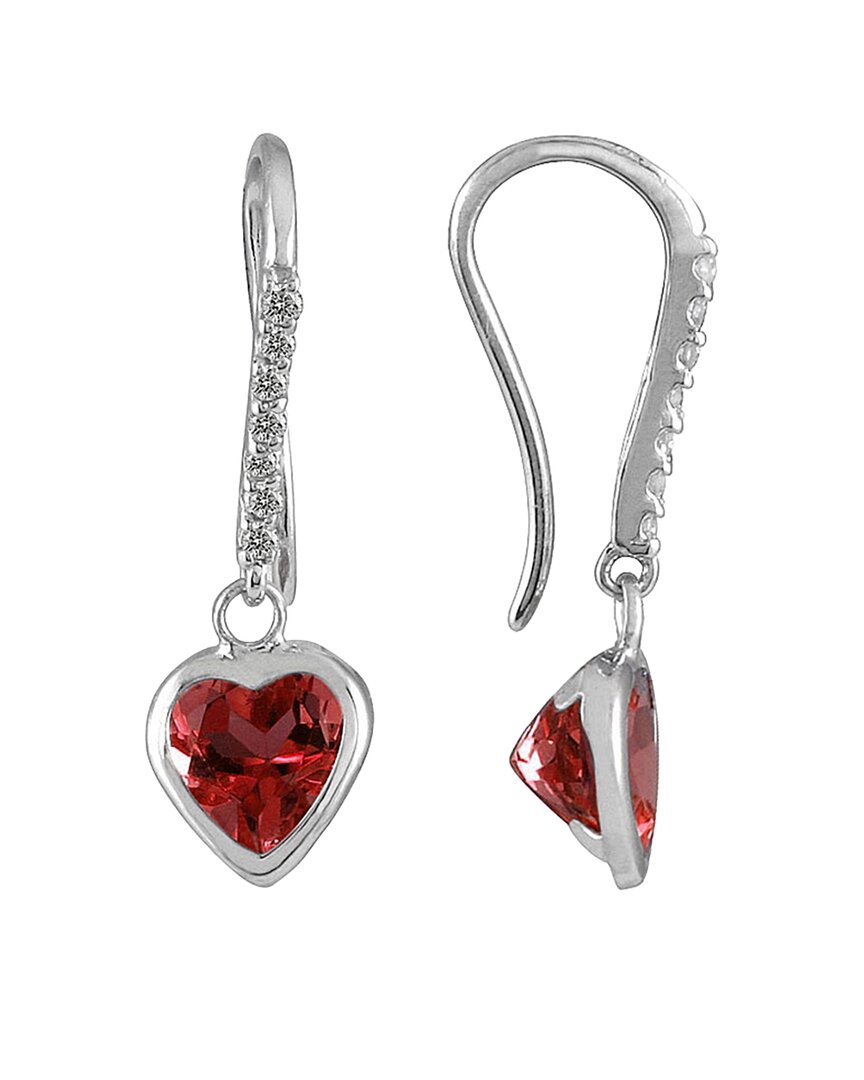 Gem Spark 14k 2.00 Ct. Tw. Diamond & Garnet Earrings