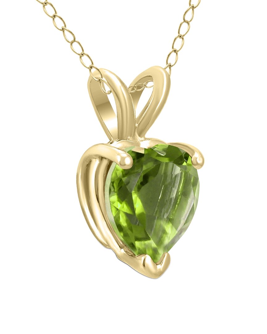 Gem Spark 14k 1.00 Ct. Tw. Peridot Necklace