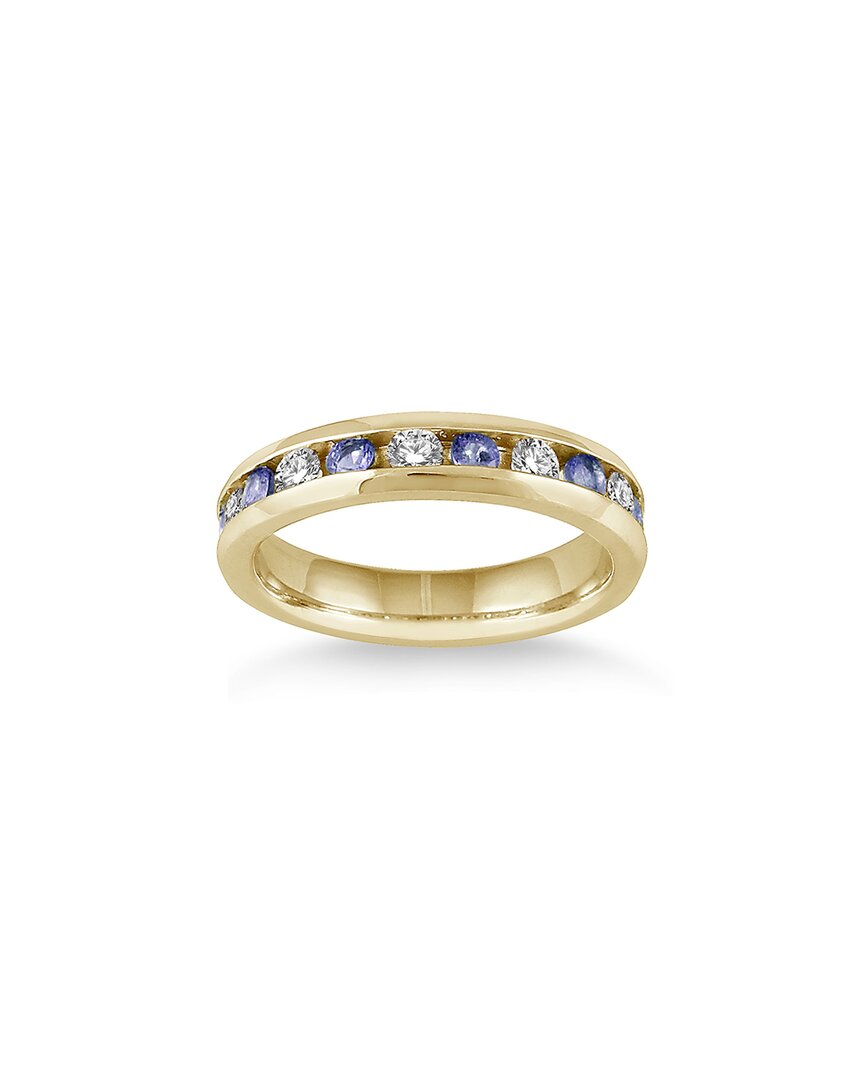 Gem Spark 14k 1.18 Ct. Tw. Diamond & Tanzanite Ring