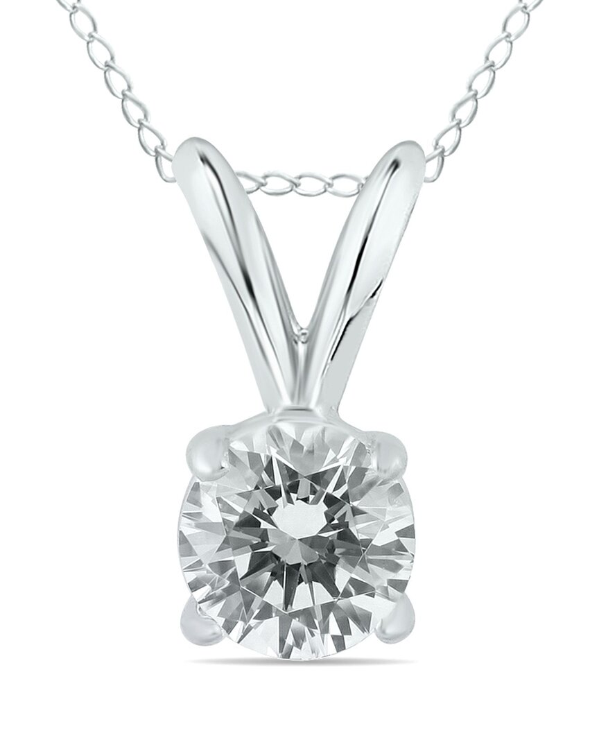 True Diamond 14k 0.33 Ct. Tw. Diamond Solitaire Necklace