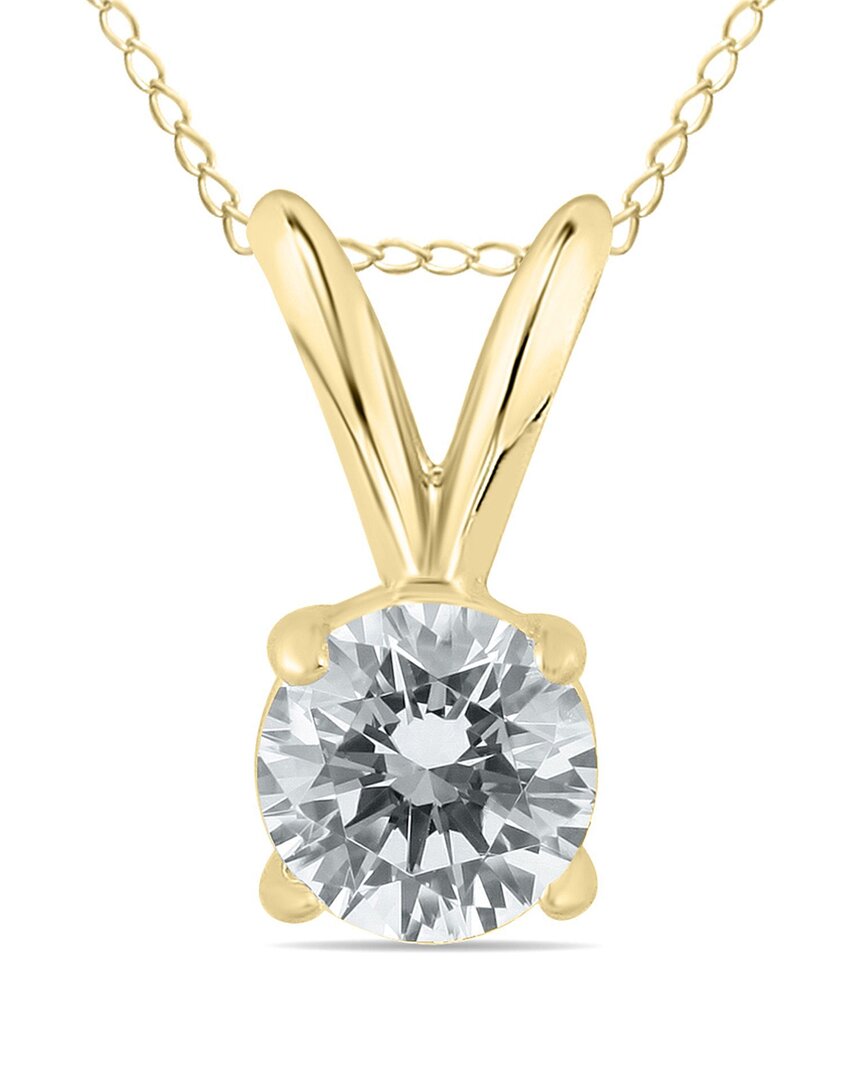 True Diamond 14k 0.30 Ct. Tw. Diamond Solitaire Necklace