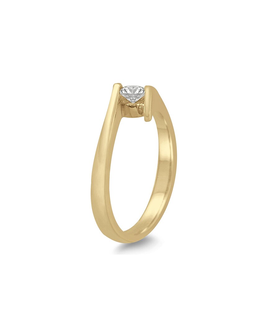 True Diamond 14k 0.20 Ct. Tw. Diamond Ring In Gold